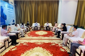酷柏烟雾净化科技与楚天激光会谈