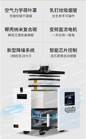 悬灸烟雾净化器DA1001功能