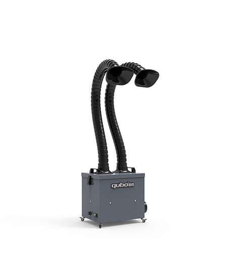  焊锡烟雾净化器_QUBO_DX2000双管_焊锡烟雾净化器价格_酷柏净化科技