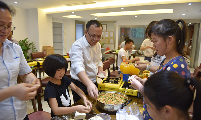 包饺子活动