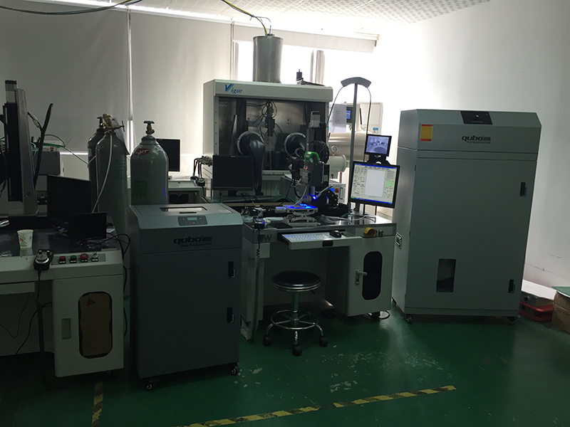 激光烟雾净化现场