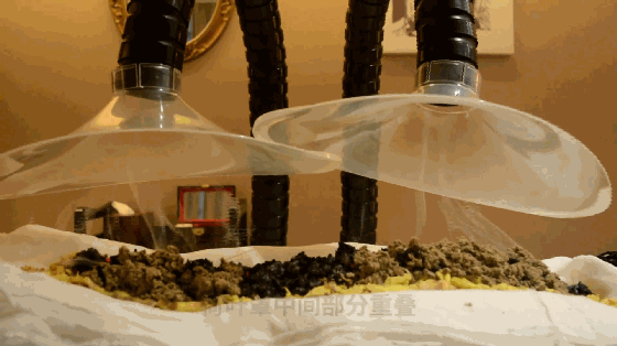荷叶罩款艾灸烟雾净化器吸烟能力