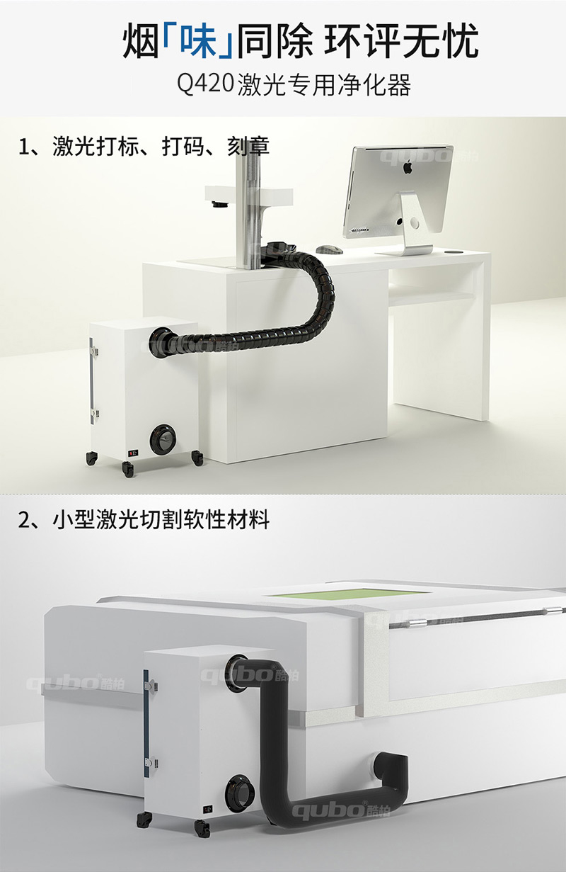 激光切割亚克力烟味净化器Q420过环评